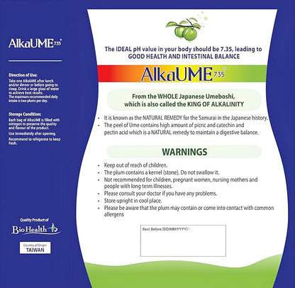 umeboshi Cleanse Detox Natural Fruit, Dry Plum
