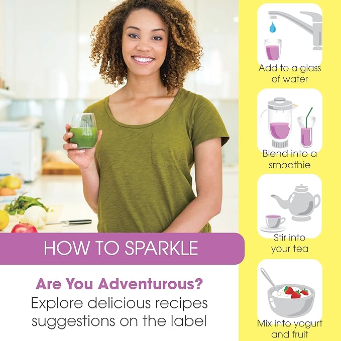 Sparkle Skin Boost (Mixed Berry) [30-Serves] Verisol Collagen Peptides Protein Powder Vitamin C Supplement Drink