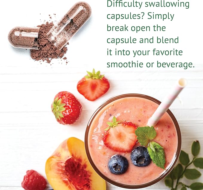 Botanic Choice Mega Fruits and Veggies Blend - 42 Fruit & Vegetable Superfood Capsules - Elderberry, Chlorella, Kale - Supplements - 60 Capsules