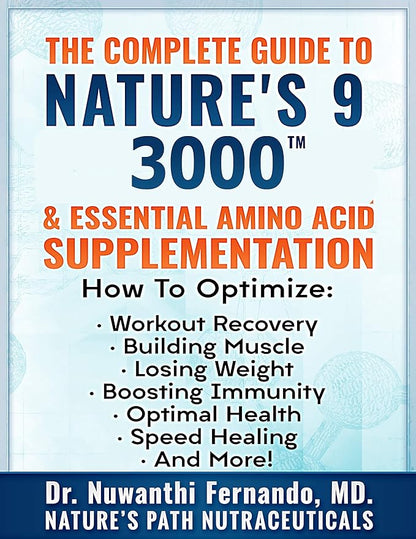 Nature's 9 3000 Essential Amino Acids Supplement, Best EAA Amino Acid Complex All 9 Essential Amino Acid Pills, Vegan Aminos 90 Pill 1 Gram Per Tablet