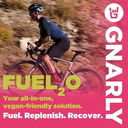 Gnarly Nutrition Fuel2O Electrolyte Powder - Fuel 2O Endurance Nutrition, NSF Content Certified, Electrolyte Solution, Fuel, Replenishment, and Recovery - Tropical, 25.57Oz