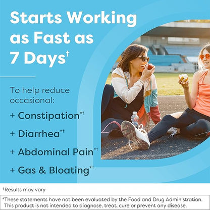 Klaire Labs SFI Health Ther-Biotic Synbiotic 50 Billion CFU Daily Probiotics for Women & Men - Pre and Probiotic with Low-FODMAP Certified Prebiotic, 7 Probiotics for Sensitive Stomachs (30 Capsules)