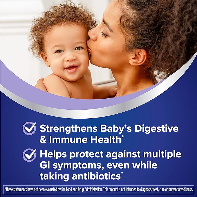 Florastor Baby Daily Probiotic Supplement, Powder Mixes with Milk, Formula or Soft Foods, Saccharomyces Boulardii CNCM I-745 (18 Powder Sticks)