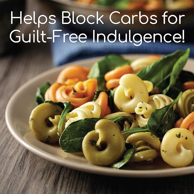 BioGenetic Labs Carb Blocker X7 - White Kidney Bean Cheat Pill - Keto-Friendly - Carb Blocker Pills for Women and Men - Appetite Suppressant to Maintain Your Ideal Body Weight (90 Capsules)