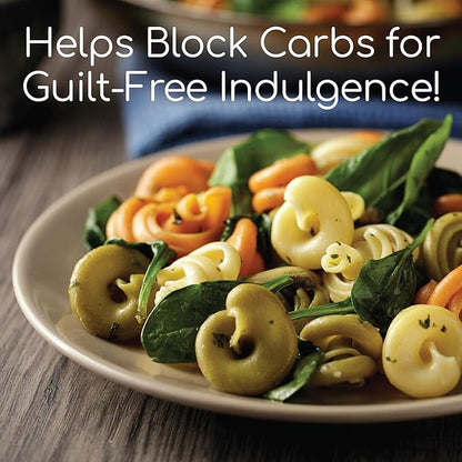 BioGenetic Labs Carb Blocker X7 - White Kidney Bean Cheat Pill - Keto-Friendly - Carb Blocker Pills for Women and Men - Appetite Suppressant to Maintain Your Ideal Body Weight (90 Capsules)