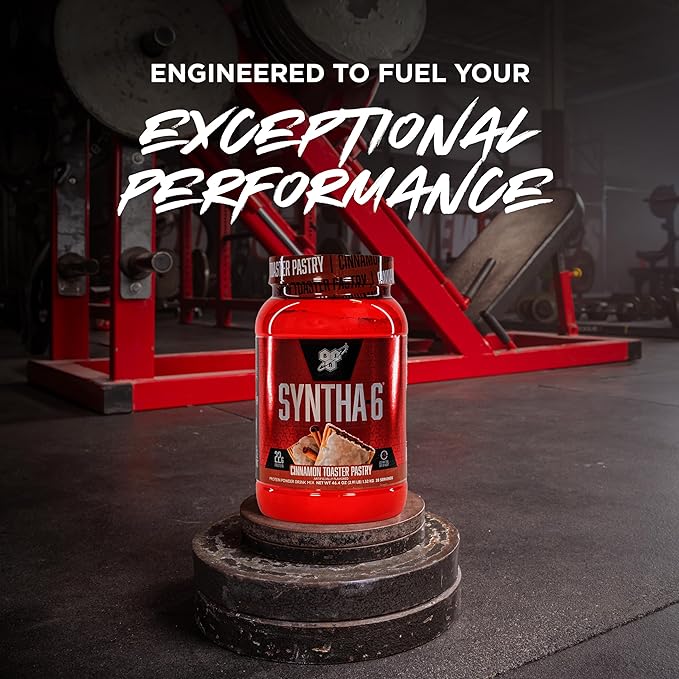 BSN SYNTHA-6 Whey Protein Powder with Micellar Casein, Milk Isolate, Cinnamon Toaster Pastry, 28 Servings (Packaging May Vary)