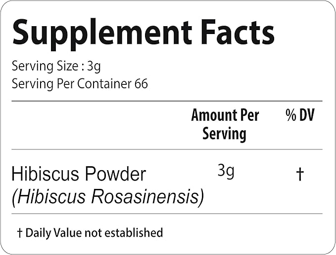 bixa BOTANICAL Hibiscus Powder (Hibiscus Rosa Sinensis) Ayurvedic Natural Herbal Supplement |Natural Coolant and Refrigerant | Steam Treated (16 Ounce Count (Pack of 1))