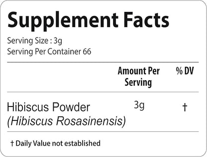 bixa BOTANICAL Hibiscus Powder (Hibiscus Rosa Sinensis) Ayurvedic Natural Herbal Supplement |Natural Coolant and Refrigerant | Steam Treated (16 Ounce Count (Pack of 1))