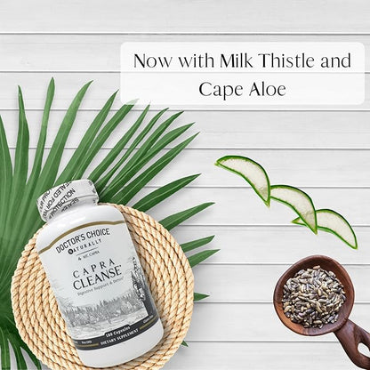 MT. CAPRA SINCE 1928 CapraCleanse | Effective Cleansing of GI Tract with All Natural & Non-GMO Ingredients | 180 Capsules