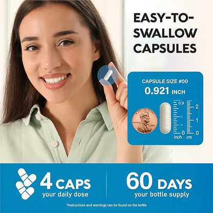 Glucosamine Chondroitin MSM Collagen | FSA HSA Eligible | Joint Support Supplement 2800 mg | Made in USA | FSA Approved Product Items | Flexibility Nutritional Vitamins | For Men & Women, 240 Capsules