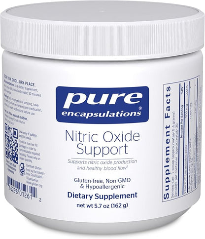 Pure Encapsulations Nitric Oxide Support | Supports Healthy Oxygen Circulation and Promotes Energy Production Within Muscles | 5.7 Ounces