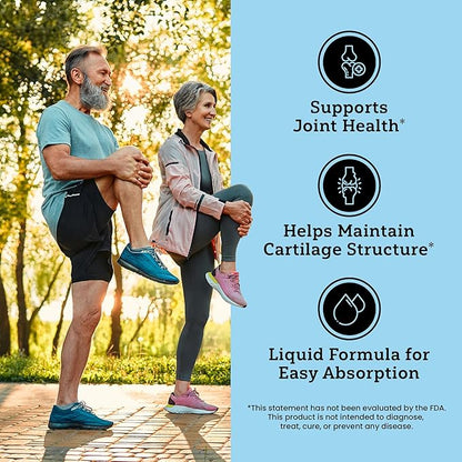 Flexicose Plus - Liquid Joint Care - 8 fl oz - Advanced Joint Support Supplement with Glucosamine, Chondroitin & MSM Complex Joint Care for Men and Women