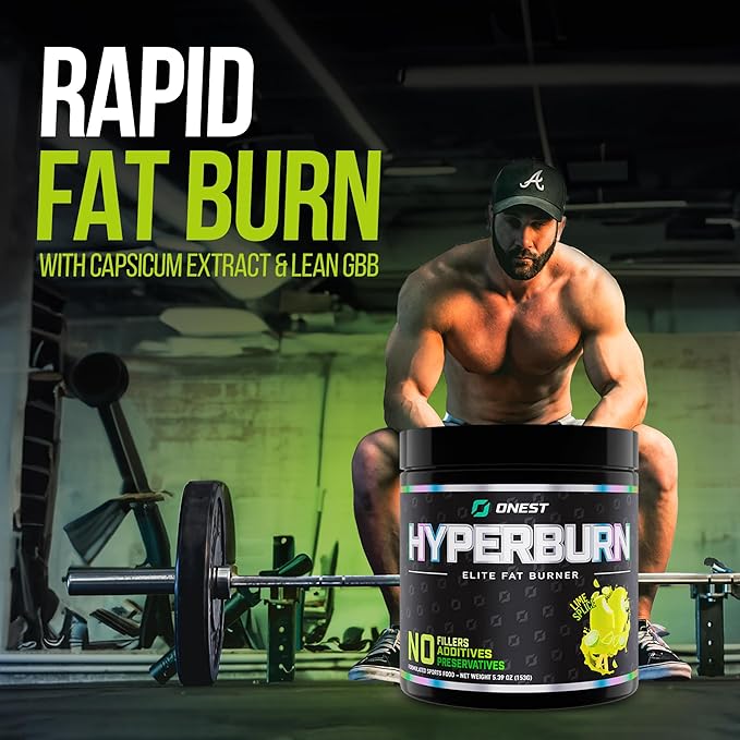 ONEST Hyperburn Thermogenic Powder – 153g (30 Servings) Enhanced Energy Boost & Performance Support Supplement, Sports Nutrition Powder