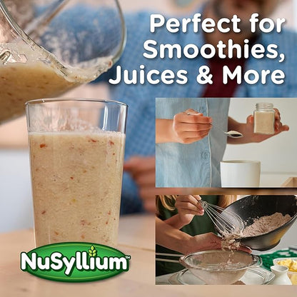 Psyllium Husk Powder, USDA Organic, 30.5 Oz, Dietary Fiber Supplement with Brown Sugar, Helps Digestive Health* Natural Orange, 72 Servings