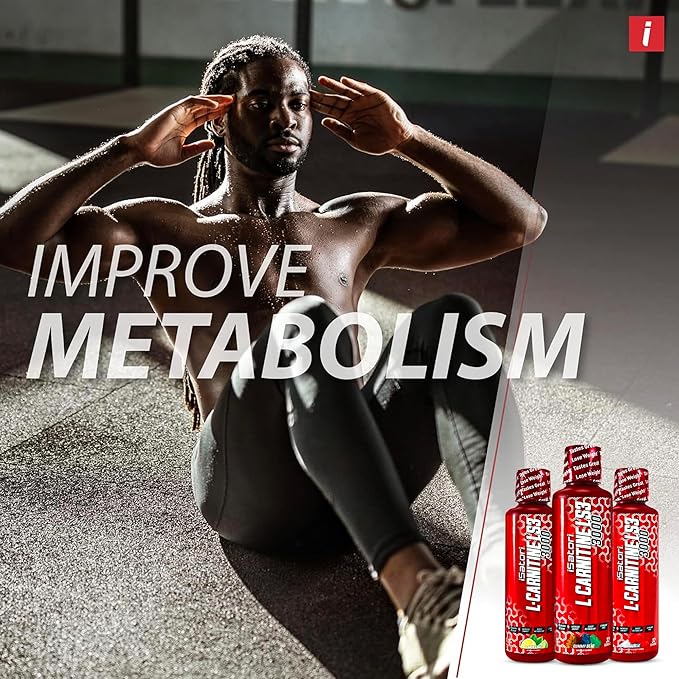 iSatori L-Carnitine LS3 3000, Liquid L-Carnitine with Acetyl L-Carnitine, L-Carnitine L-Tartrate, Stimulant Free Pre Workout, No Calories, Sugar, Gluten, Keto-Friendly, Gummy Bear Flavor (32 Servings)