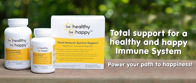 Be Healthy! Be Happy! Immune Health Pro – Daily Zinc + C + Micronutrients Infection Fighting Superior Immune System Supplement