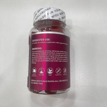 Apple Cider Vinegar Gummies for Man and Woman, Keto ACV Gummies Combined with Pomegranate Beet Juice Powder and B12, Vegan, Non GMO, 58 Gummies