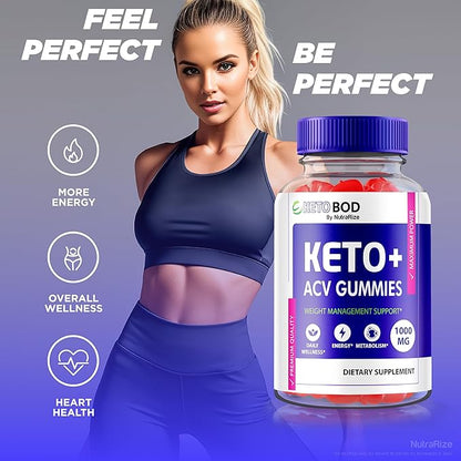 (3 Pack) KetoBod Keto ACV Gummies, Keto BOD Keto + ACV, Ketobodz Apple Cider Vinegar, KetobodACV 1000MG, Keto Body Plus ACV Gummy, Official Ketobodketo Reviews (180 Gummies)