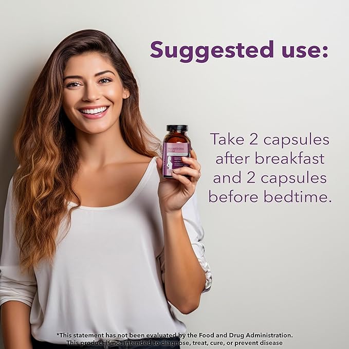 Intimate Rose Myo-Inositol & D-Chiro Inositol Supplement - 40:1 Blend + Vitamin D3 + Ashwagandha - Vegan Capsule - Inositol Supplement - Clean Label Project Certified