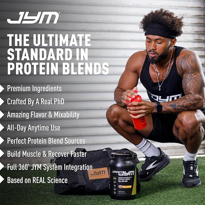 JYM Supplement Science Pro JYM Vanilla Peanut Butter Protein Powder - Whey Protein Isolates, Casein, & Milk Protein, Lean Muscle Building for Men & Women, 22 Servings