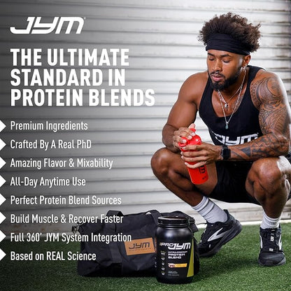 JYM Supplement Science Pro JYM Cookies & Cream Protein Powder - Whey Protein Isolates, Casein, & Milk Protein, Lean Muscle Building for Men & Women, 22 Servings