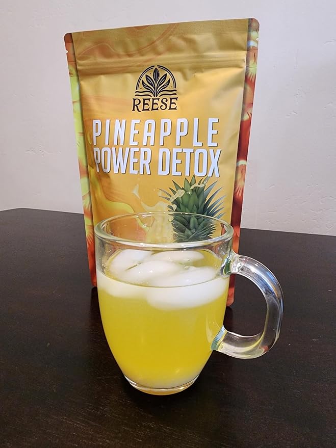 Fiber Fuel Pineapple Cleansing Drink | Probiotics and Enzymes | All Natural Premium Ingredients Products | Energy