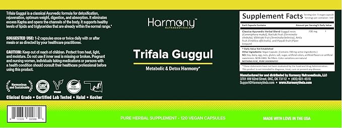 Trifala Guggul - Metabolic & Detox Harmony