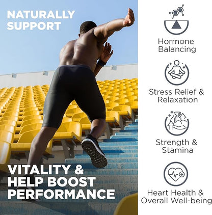 Nutrivein Shilajit Supplement 1500mg - Pure Himalayan Shilajit - Powerful Resin Extract Blended with Sea Moss, Tongkat Ali & Ashwagandha - 60 Servings