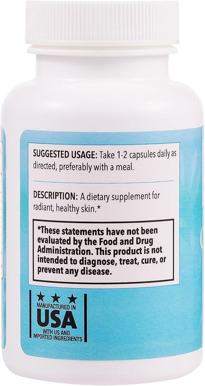 Clear Skin Vitamins for Women & Men - Supplement for Healthy Glowing Skin and Acne Control* - Patented and Dermatologist Developed Hormonal & Cystic Acne Pills