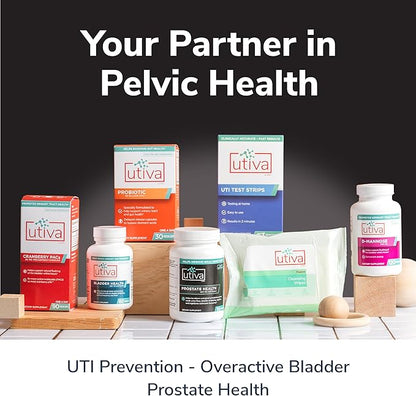 Utiva Prostate Health Supplement for Men - Natural Formula for Prostate Function and Urine Flow - Beta-Sitosterol and Saw Palmetto Prostate Supplement - Made in Canada, 30 Softgels
