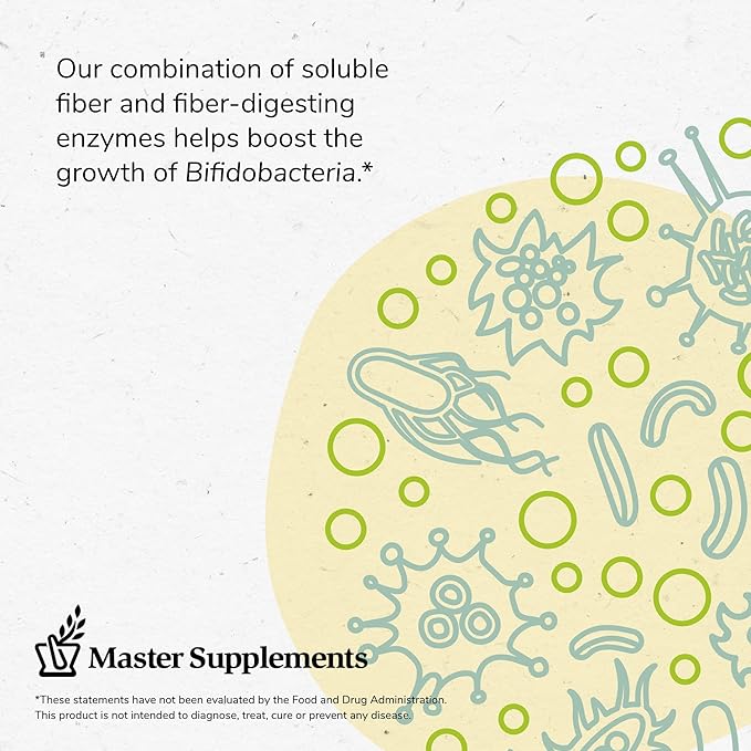 Master Supplements TruFiber - 6.35 oz, Pack of 2 - Prebiotic Fiber to Help Boost Probiotic Growth - Supports Digestive Health - Vegan, Gluten Free - 100 Total Servings