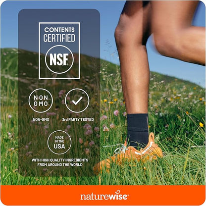 NatureWise Curcumin Turmeric 2250mg | 95% Curcuminoids & BioPerine Black Pepper Extract | Advanced Absorption for Joint Support [2 Month Supply - 180 Count]