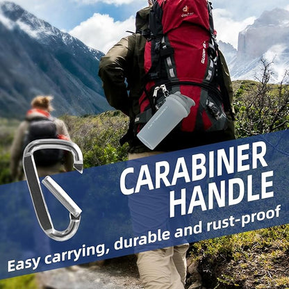 3 Pack Protein Shaker Bottle, 24 oz Protein Shaker Cup with Wire Shaker Ball for Pre Workout, Shake Bottle with Carrying Handle, BPA-Free & Dishwasher Safe (White, Pink, Blue)