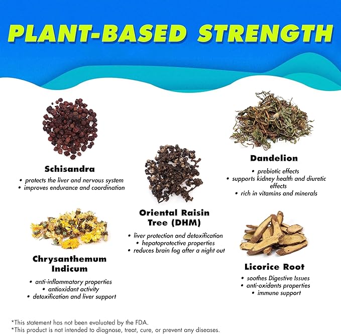 The Plug Liver Cleanse Detox & Repair Drink - Electrolyte Drink & Dehydration Relief - Last Shot of The Night - Before Sleep After Heavy Night - Morning Relief Drink - Liver Support (2 Pack)