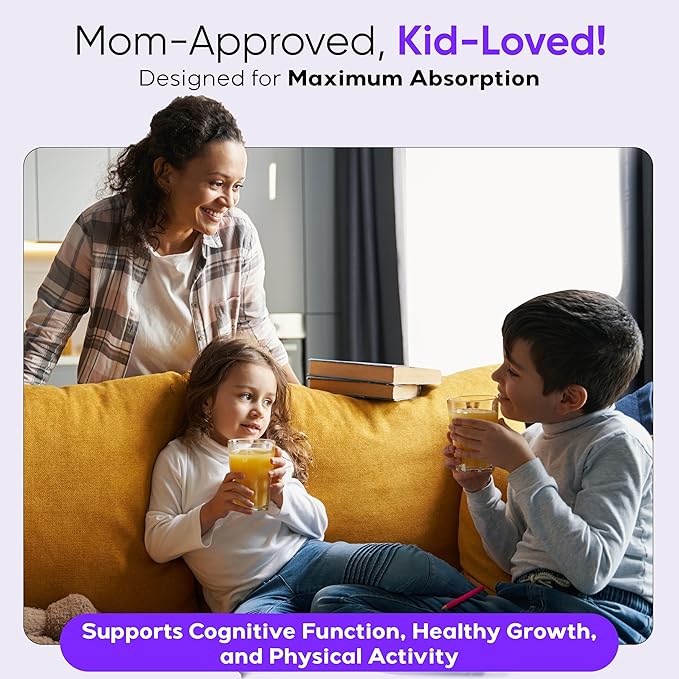 Kids multivitamin | 32 Fl.oz (960ml) | Children’s Favourite Liquid multivitamin Formula | Ensuring Daily Essential Nutrition for Kids | Free from Allergens, Artificial Colors & Flavors