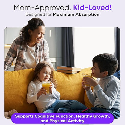 Kids multivitamin | 32 Fl.oz (960ml) | Children’s Favourite Liquid multivitamin Formula | Ensuring Daily Essential Nutrition for Kids | Free from Allergens, Artificial Colors & Flavors