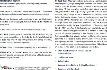 XYMOGEN FIT Food Lean Whey No Added Sugar, No Stevia - BioActive Whey Protein Powder with Natural Immunoglobulins - Supports Healthy Body Composition, Immune Health, Workouts - Chocolate (10 Packets)