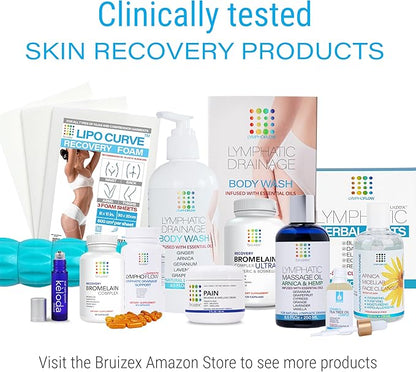 Lymphatic Greens: Superfood Powder Supplement, Vegan Greens Powder Supports Lymphatic System Health, Post Surgery Recovery for Liposuction, BBL & Lipedema, Body Detox, 8 OZ