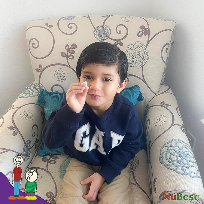 NuBest Tall - Calcium Supplement - Magnesium Supplement for Bones, Teeth - Support Bone Strength, Enhanced Immunity for Ages 5+ with Vitamin D3, Vitamin K2 and Blended Herbs - 3 Pack