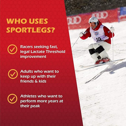 SPORTLEGS Fast Fitness Boost Pre Workout Lactic Acid Supplement, Sports Endurance Fuel - NSF Certified for Sport,120-Capsule Bottle, Pack of 1