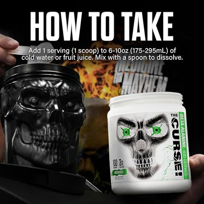 JNX SPORTS The Curse! Beta Alanine Powder - Unflavored, 100 Servings, 3g per Serving, GMP Compliant, Non-GMO, Made in The USA, Dietary Friendly