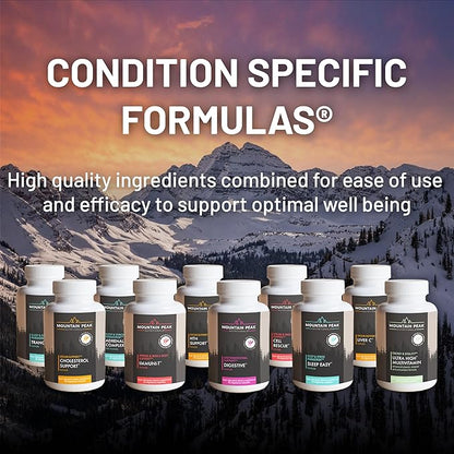 Mountain Peak Nutritionals Immuni-V - Immune System & Whole Body Support Supplement - Natural Antioxidant Booster with Humic Acid, Olive Extract, & Elderberry (60 Vegetarian Capsules)