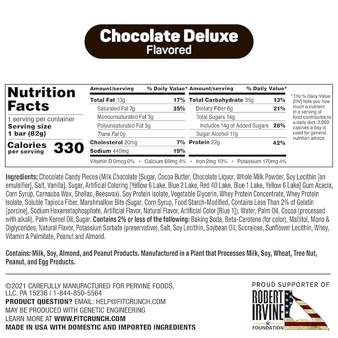 FITCRUNCH Loaded Cookie Protein Bar, High Protein, Gluten Free, Protein Snack (12 Cookie Bars, Variety Pack)