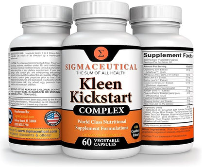 Kidney Cleanse & Kidney Supplement - Cranberry Supplement - Kidney Support Supplement - 60 Capsules