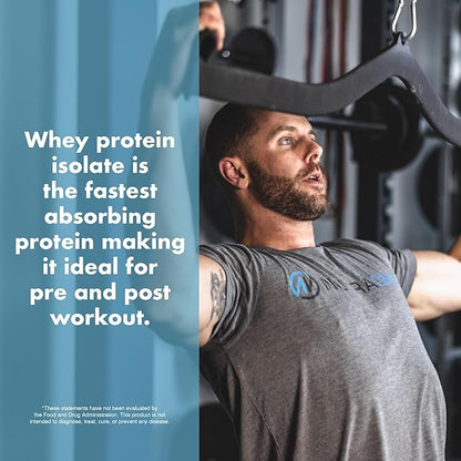 NutraOne IsolateOne Whey Isolate Protein Powder 100% Pure Whey Isolate Powder (Gourmet Chocolate - 2 lbs)