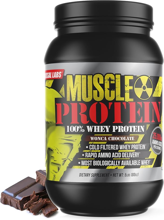 Whey Protein Powder [15 lbs/Pack of 1]– Chocolate Protein, Cold Filtered, 25g Pure Protein, 6.6g BCAAs/Serving (Packaging May Vary)