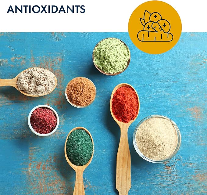 Metabolic Maintenance Deluxe Scavengers - Antioxidant Supplement with Vitamin C, Glutathione, Pomegranate, CoQ10 - Lutein + Zeaxanthin to Support Healthy Vision + Cognition (60 Capsules)