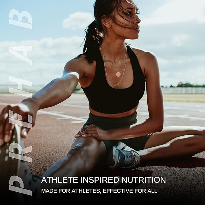 PREHAB Tendon + Ligament + Total Joint Support | Joint Supplement for Athletes | 40 Ingredient Super Complex | Glucosamine Chondroitin MSM Turmeric Boswellia | Premium Tendon Ligament Joint Supplement