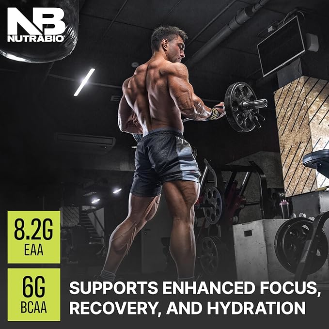 NutraBio Alpha EAA - All-Day Aminos - Recovery, Energy, Focus, and Hydration Supplement - Full Spectrum EAA BCAA Matrix, Electrolytes, Nootropics, Coconut Water - 30 Servings - Dragon Fruit