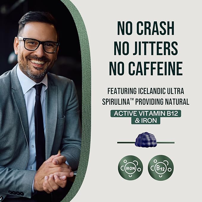 Orlo Focus & Memory Gummies – Nootropic Supplement for Adults with Lion’s Mane, L-Theanine, Phosphatidylserine, Spirulina, Vitamin B6 & B12 Methylcobalamin (60 Gummies)